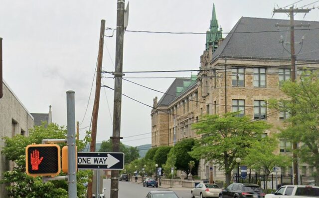 High School, Scranton, Pa., today